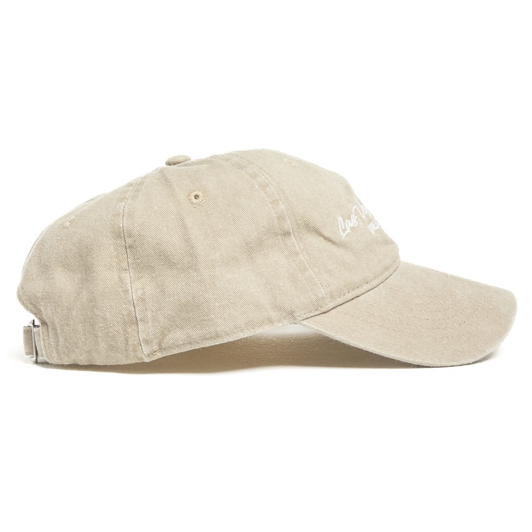 Cap "Dad Washed Embroidery" Beige